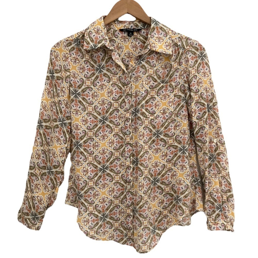 Zac & Rachel Petite Paisley Button Down PS